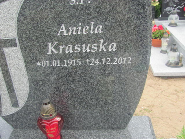Aniela Krasuska 1915 Kaliska - Grobonet - Wyszukiwarka osób pochowanych