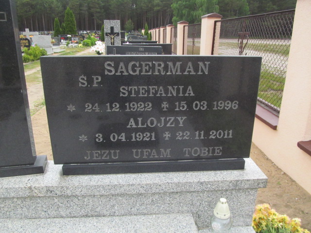 Stefania Sagerman 1922 Kaliska - Grobonet - Wyszukiwarka osób pochowanych